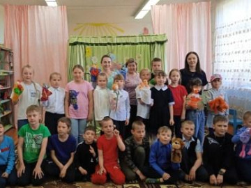 Наш кукольный театр «Мурзилка» на гастролях в Бемыже!