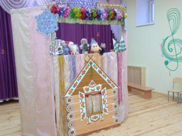 Кукольные гастроли в детском саду «Сказка»